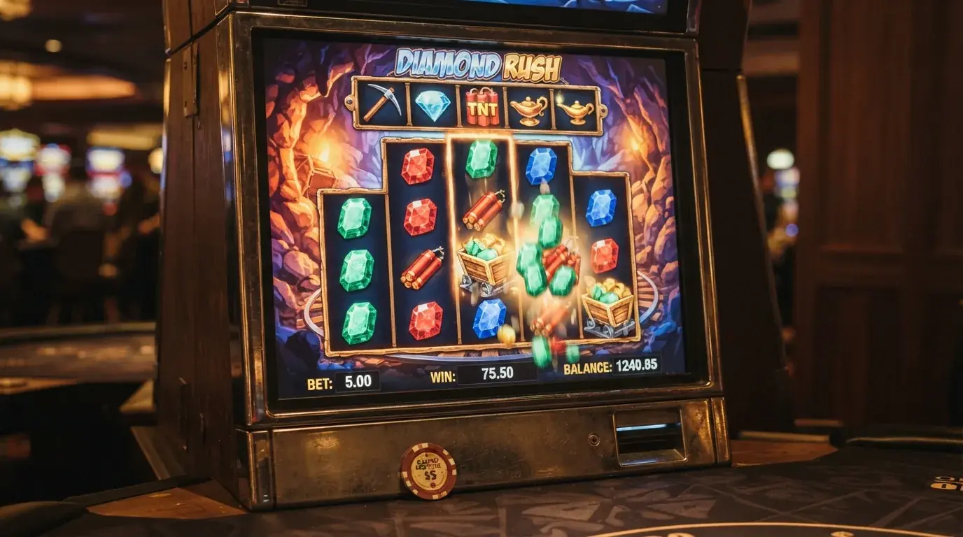 De gokkast Bonanza Megaways met rollen en symbolen