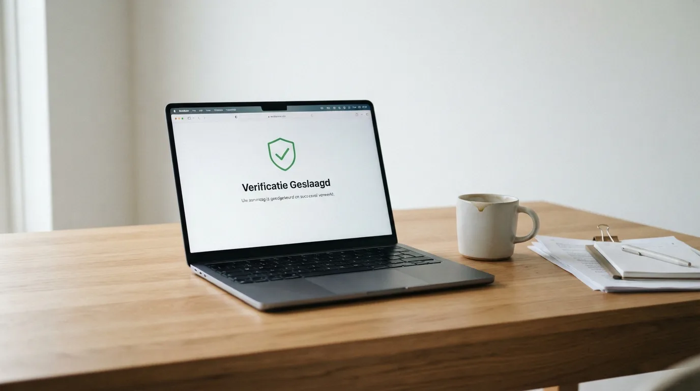 Een screenshot van de Kansspelwijzer-pagina met een zichtbaar vergunningsbewijs en het logo van de Kansspelautoriteit